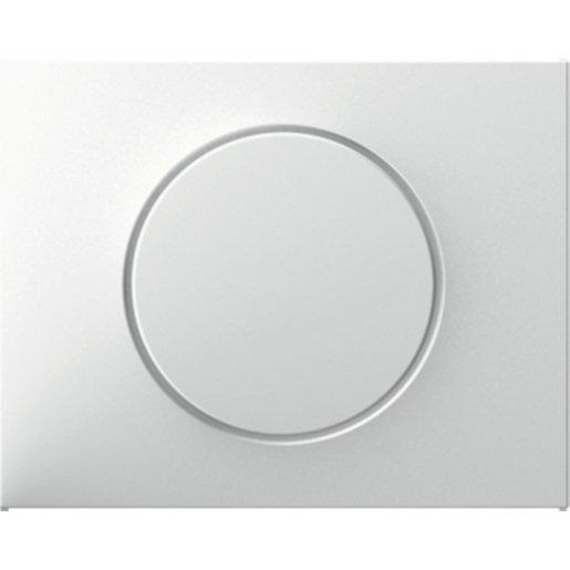 Zentralstück mit Regulierknopf für Drehdimmer K.1 polarweiß