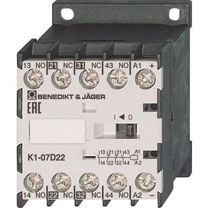 Mini-Hilfsschütz 2S+2Ö 220-230V 50Hz 240V 60Hz