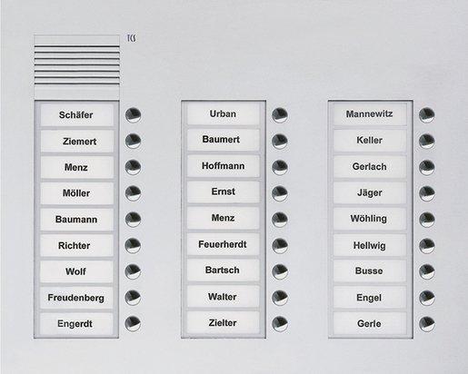 UP-Außenstation mit 27 Tasten 3-spaltig