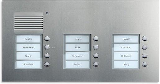 UP-Außenstation mit 12 Tasten 3-spaltig