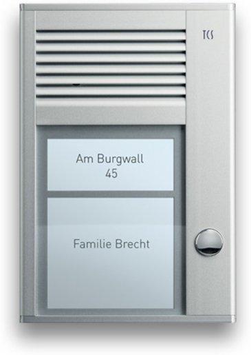 AP-Außenstation Komplett mit 1 Tasten 153x104x16mm