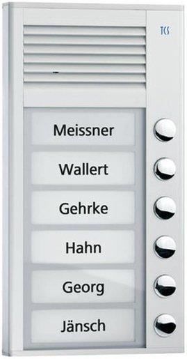 AP-Außenstation Komplett mit 6 Tasten 197x104x16mm