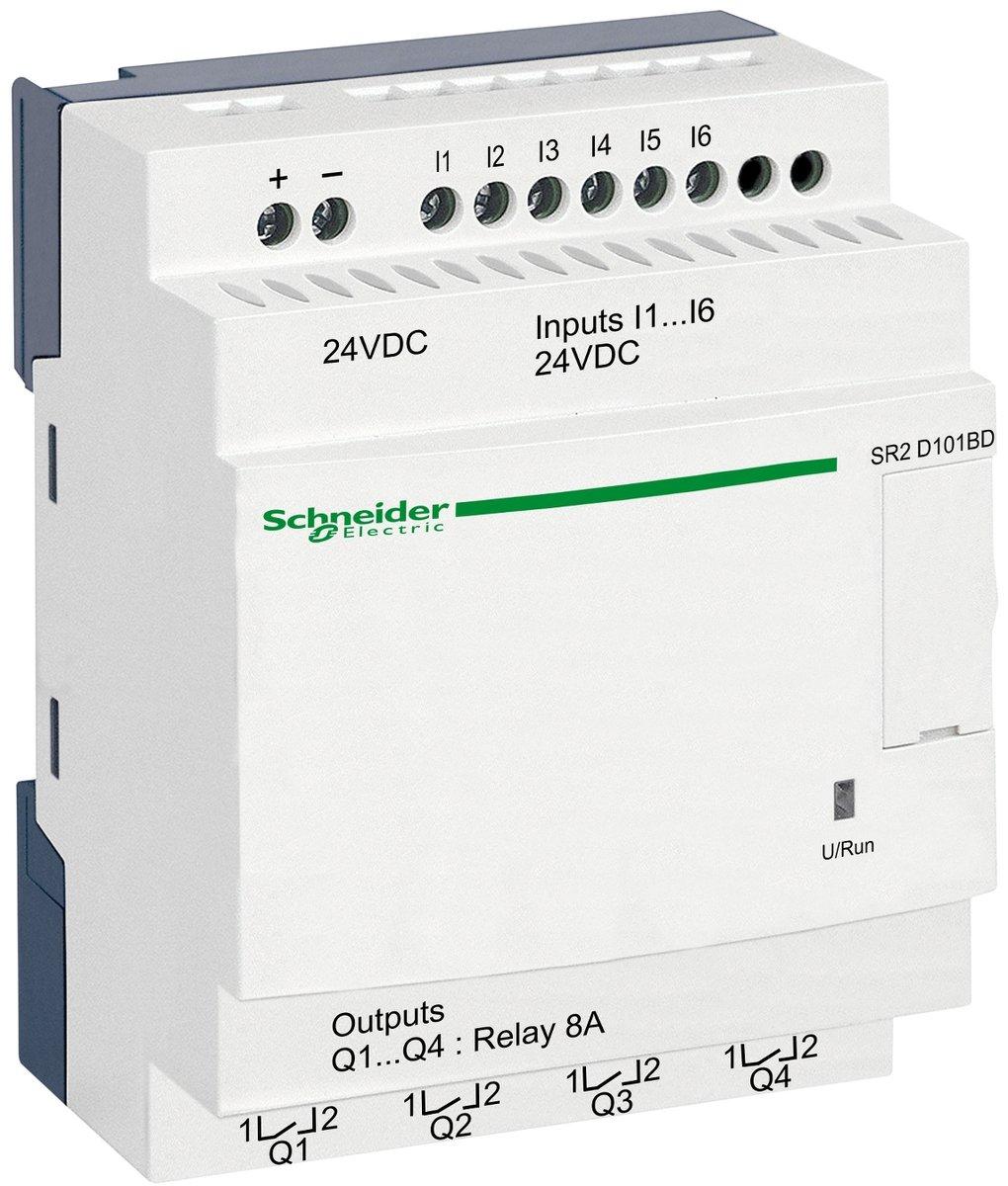 SPS-Grundgerät ZELIO2 KOMPAKT 6E 4A 24VDC SR2D101BD
