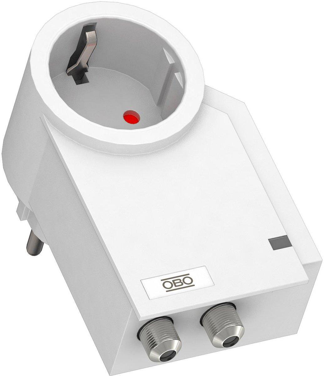 FineController inklusive SAT-Schutz 230V reinweiß RAL 9010