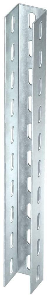 U-Stiel 3-seitig gelocht 50x50x3000 St FT