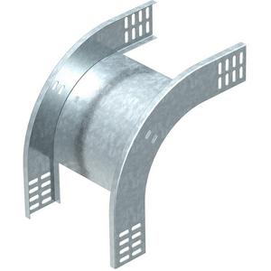 Vertikalbogen 90° fallend 60x200 Stahl bandverzinkt