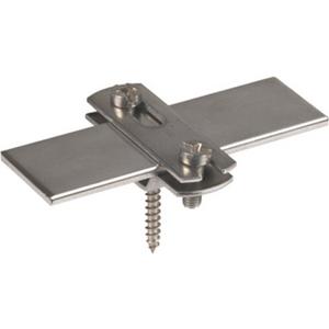 Flachbandhalter mit Überleger – flache Bauform St/tZn