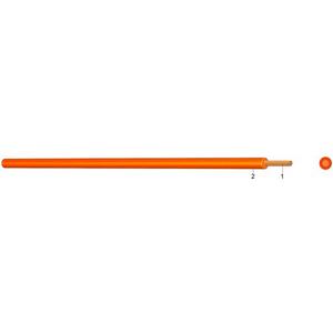 PVC Aderleitung Yf 1,5 orange 100m Bund
