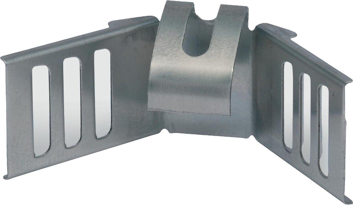 Schirmklammer 0 - 12 mm blank / rostfrei