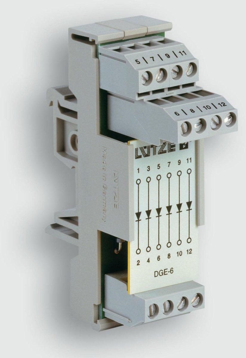 Diodenbaustein AC / DC 250 V 1600 V 6-polig 1 A