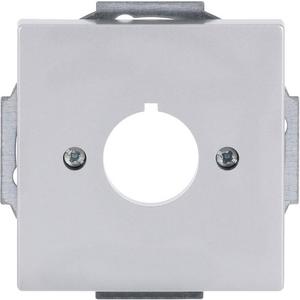 Zentralscheibe für Befehlsgeräte mit 22,5 mm Durchmesser alusilber Plattform 63