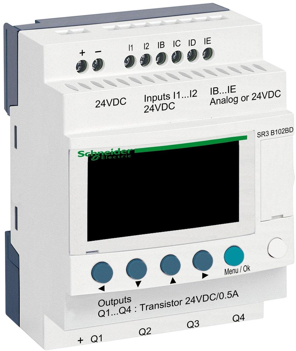 SPS-Grundgerät ZELIO2 MODULAR 6E 4A 24VDC SR3B102BD