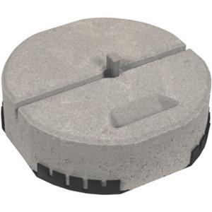 Betonsockel Ø 337 mm mit Keiltechnik und Unterlegplatte