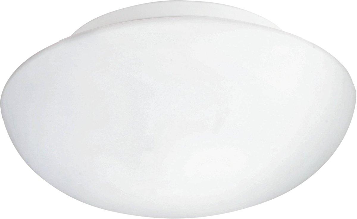 Deckenleuchte E27 2x60W weiß/Glas opal ELLA