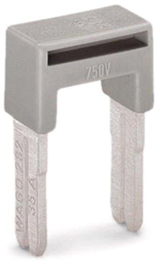 Doppelteilungsquerbrücker Nennstrom 41 A isoliert grau