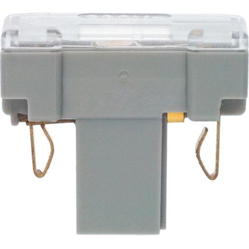 Glimmaggregat mit N-Klemme IP44 Modul Einsatz grau