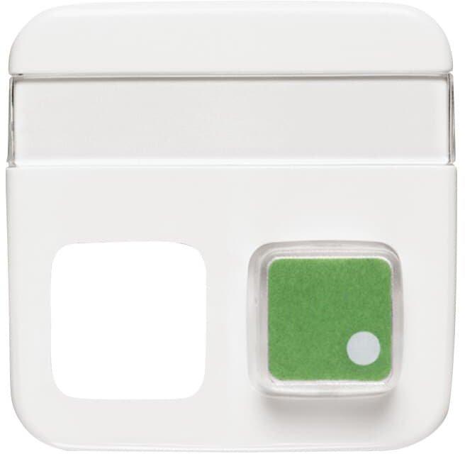 Zentralscheibe mit Beschriftungsfeld Infoline klar alpinweiß - Reflex SI