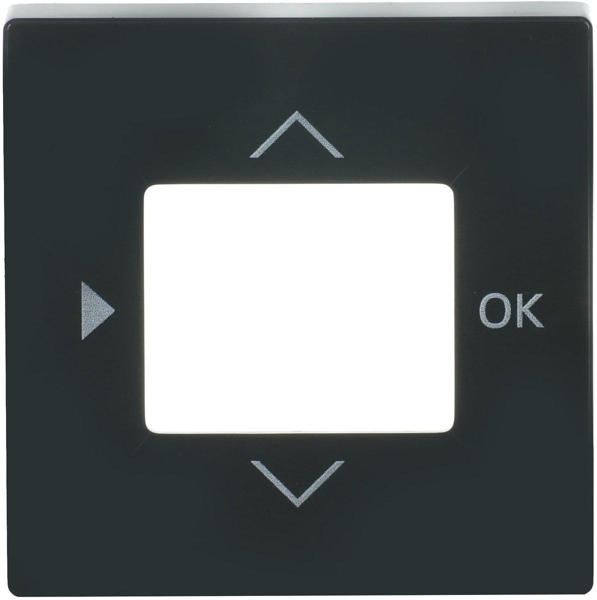 Zentralscheibe für Zeitschaltuhr mit Aufdruck Pfeile OK anthrazit - Plattform 63