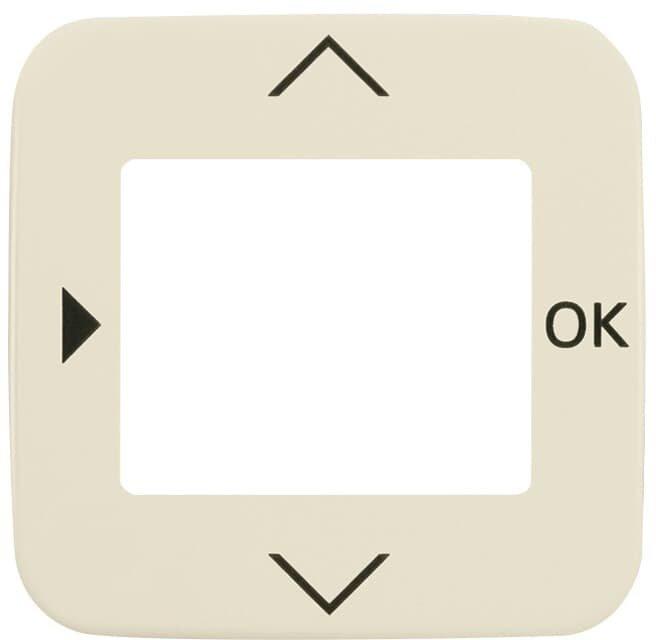 Zentralscheibe für Zeitschaltuhr mit Aufdruck Pfeile OK weiß - Duro 2000 SI