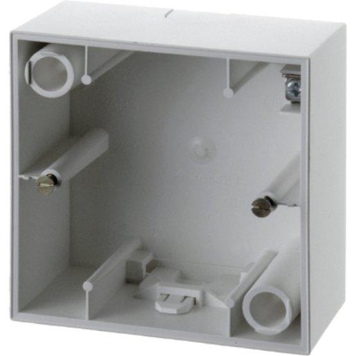 Aufputz-Gehäuse 1-fach S.1 glänzend polarweiß