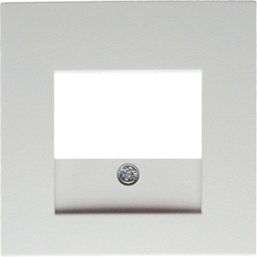 Zentralstück für TAE-Steckdose S.1/B.3/B .7 Glas polarweiß glänzend