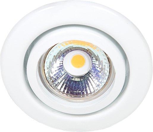 Einbaustrahler mit Sprengring schwenkbar C 3840 weiß ohne Fassung
