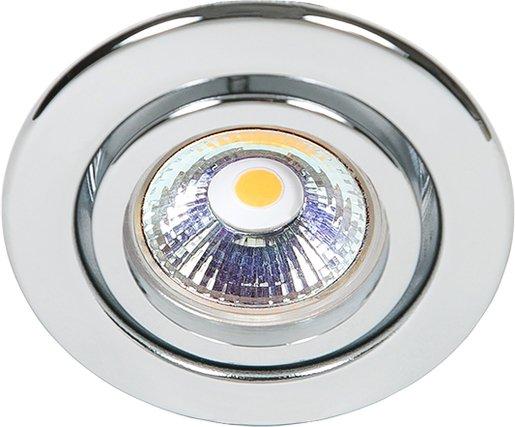 Einbaustrahler mit Sprengring schwenkbar C 3840 chrom ohne Fassung