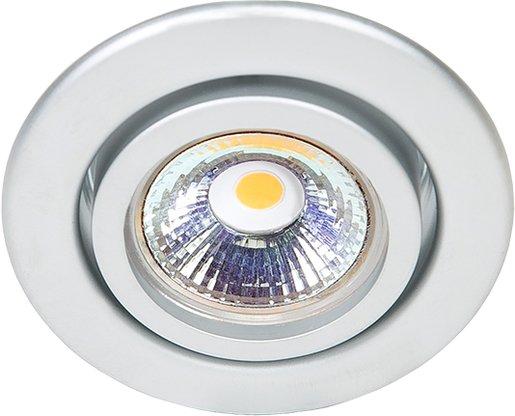 Einbaustrahler mit Sprengring schwenkbar C 3840 chrom-matt ohne Fassung