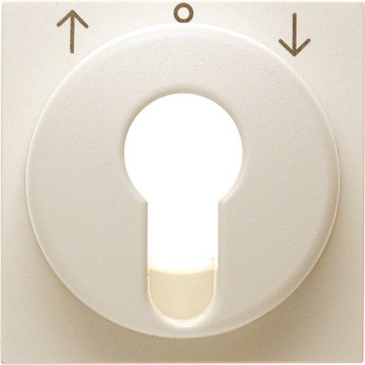 Zentralstück für Jalousie-Schlüsselschalter/-taster S.1 weiß