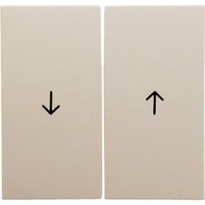 Wippen mit Aufdruck Symbol Pfeil S.1 weiß glänzend