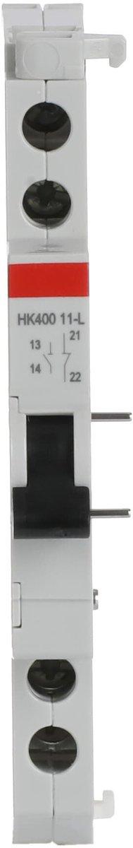HK400 11-L Hilfsschalter,1S,1Ö 9mm breit,steckbar,Linksanbau