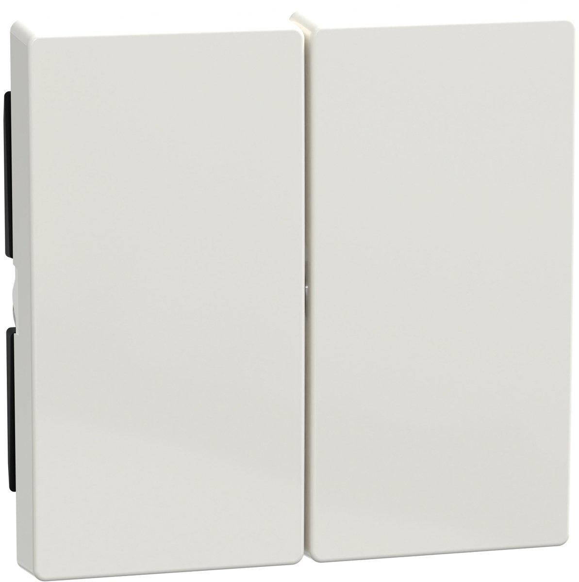 Wippe für Serienschalter polarweiß glänzend