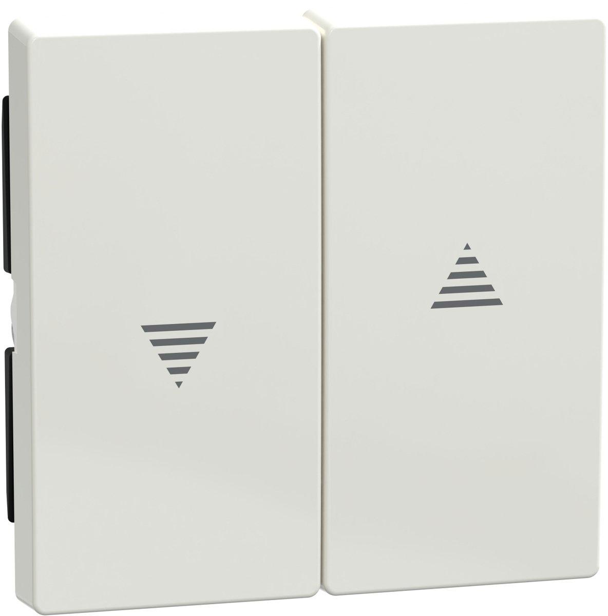 Wippe für Rollladenschalter und -taster polarweiß glänzend