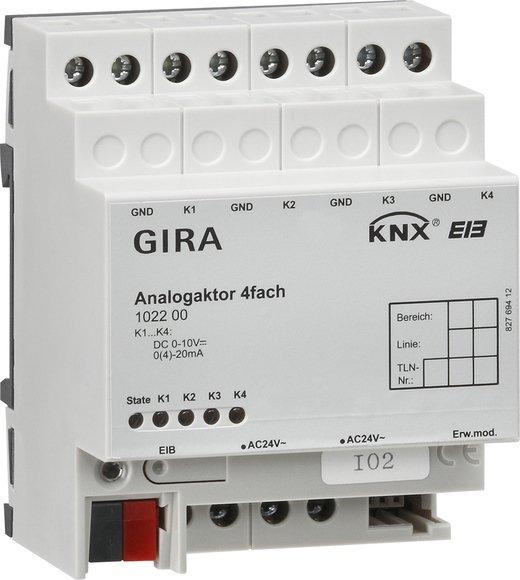 Analogaktor 4-fach KNX/EIB REG