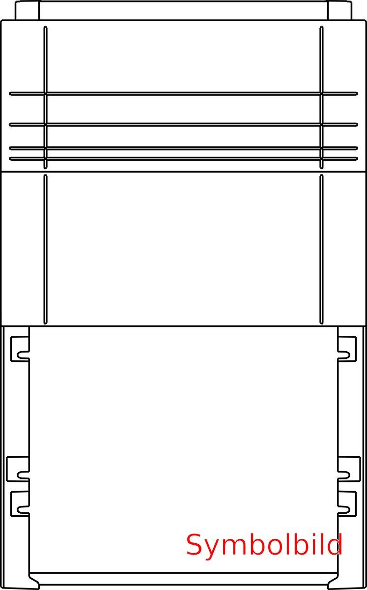 Kunststoff-Sockel X0 S4 950/320 RAL7035