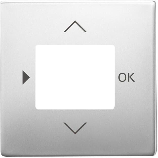 Zentralscheibe für Zeitschaltuhr mit Aufdruck Pfeile OK edelstahl pur edelstahl