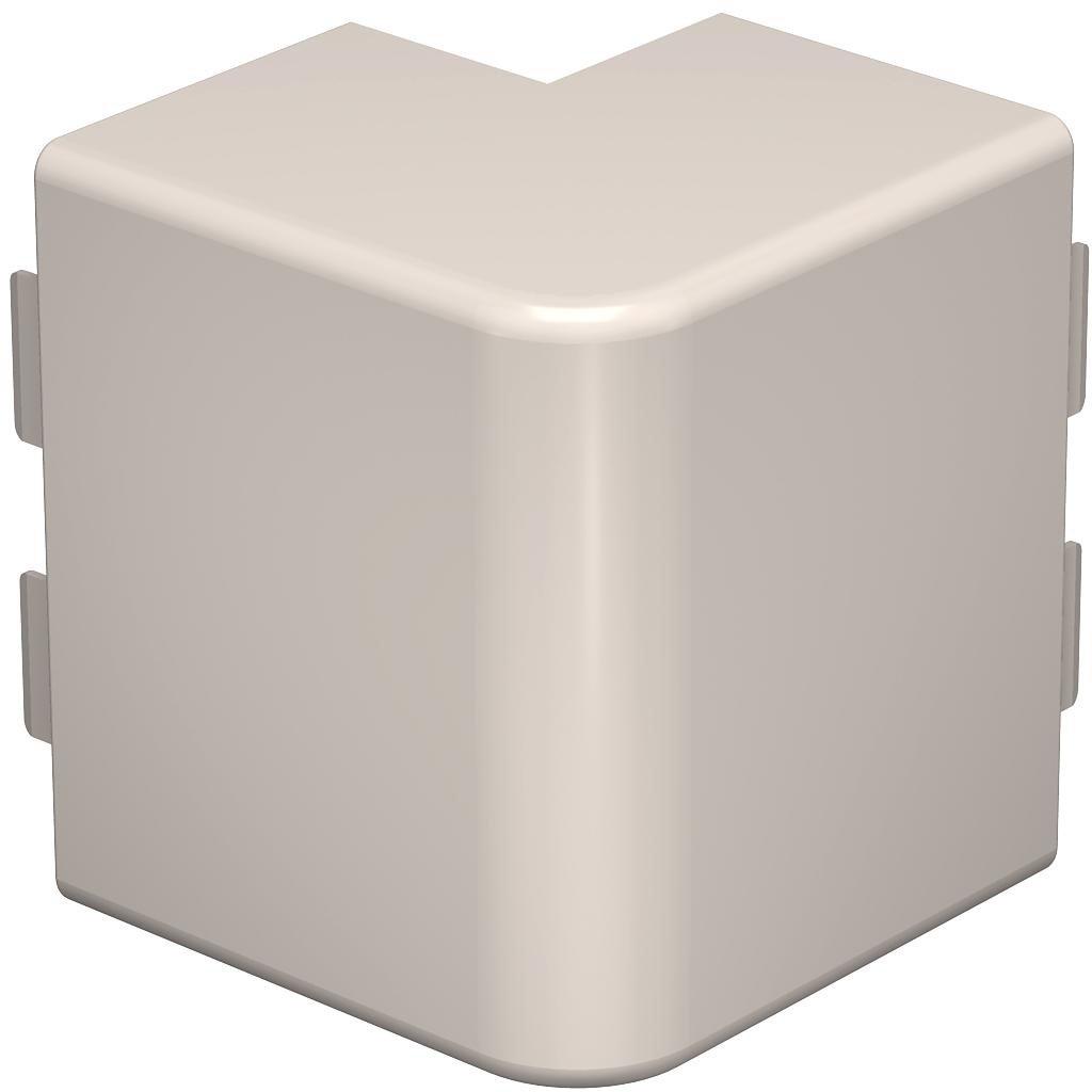 Außeneckhaube 60x110mm PVC cremeweiß RAL 9001