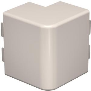 Außeneckhaube 60x110mm PVC cremeweiß RAL 9001