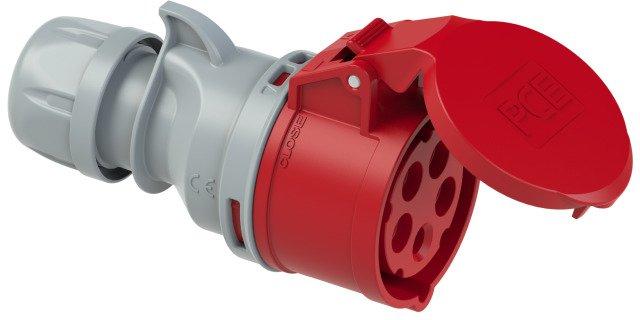 CEE-Kupplungssteckdose 16A 5p 6h IP44 TT 400V
