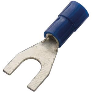 Gabelkabelschuh isoliert 1,5 - 2,5 mm² M5 PVC blau
