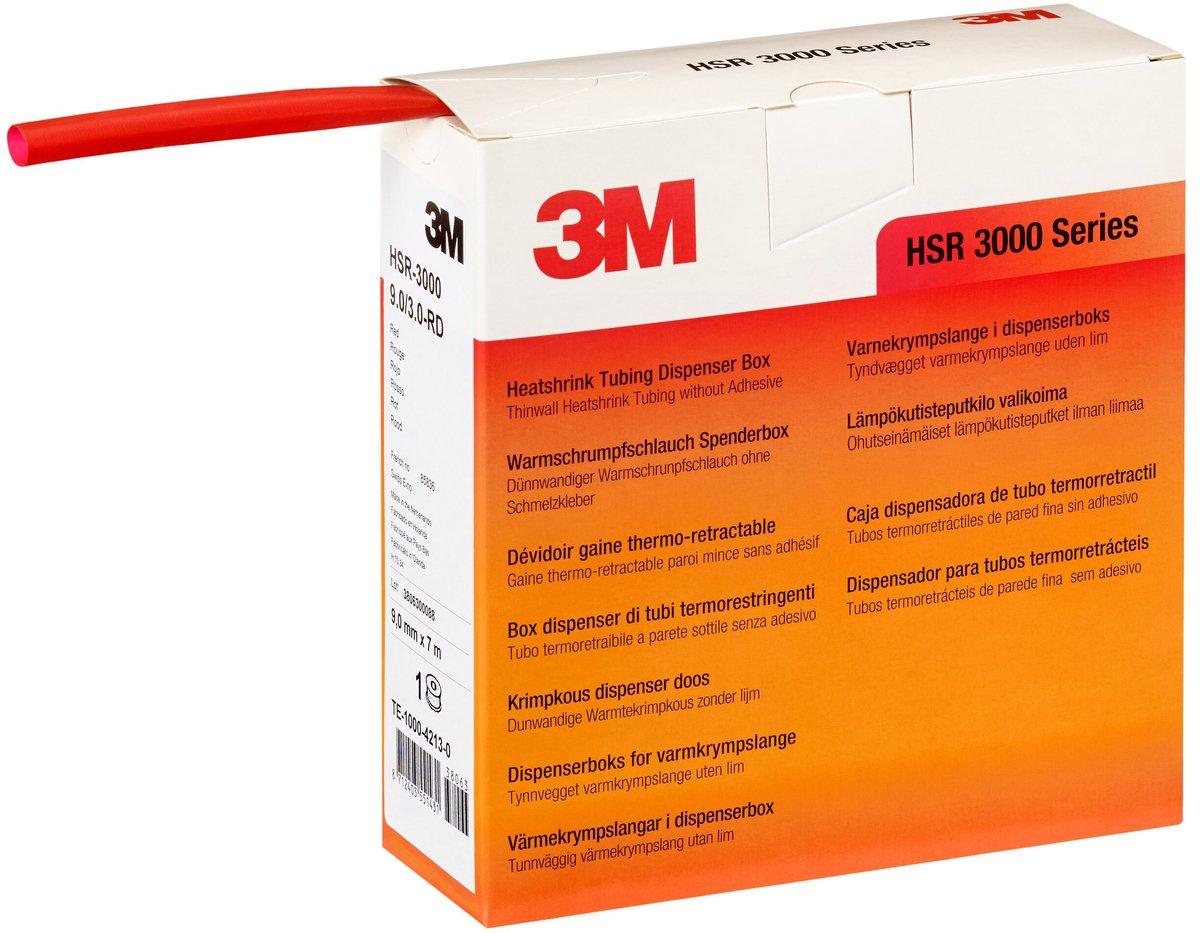 Warmschrumpfschlauch dünnwandig o. Schmelzkleber 18/6mm 3:1 rot Box