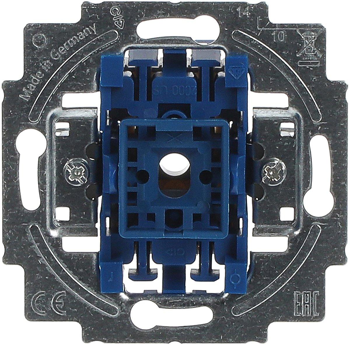 Wippschalter-Einsatz 2-poliger Ausschalter 10 AX