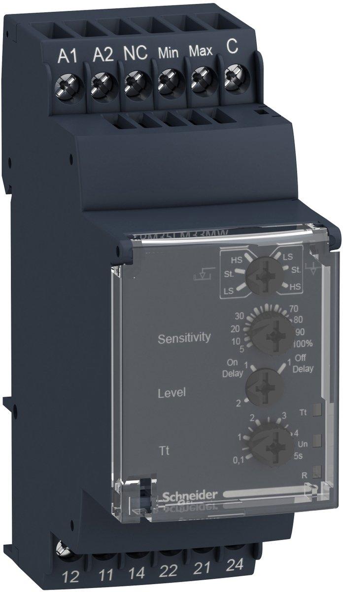 Niveaurelais 2W 5-100KOHM 24-240V RM35LM33MW