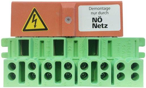 Zählersteckleiste EVN 1 m 16 mm²