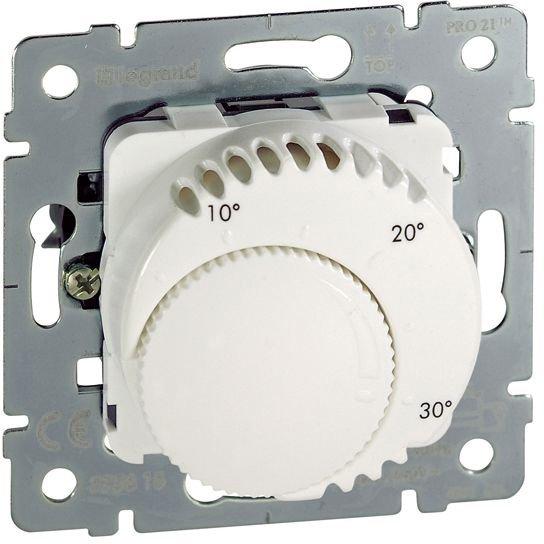 Einsatz Raumthermostat Standard Wechslerkontakt ultraweiß/ emailweiß