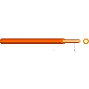 PVC Aderleitung Ye 1,5 orange 250m SPULE
