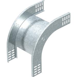 Vertikalbogen 90° fallend 60x600 Stahl bandverzinkt