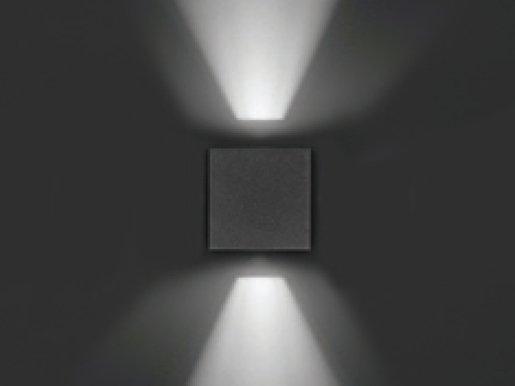 QUASAR Wandleuchte IP44 silber 1xHALOPIN 40 W G9 2xbreitstrahlend