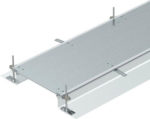 Kanaleinheit estrichbündig blind rastend 2400x400x140 St FS