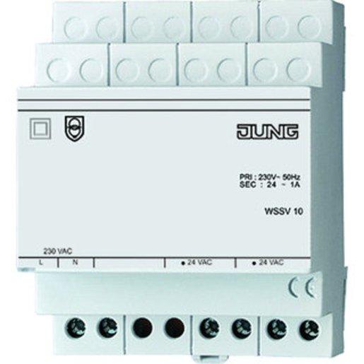 Spannungsversorgung AC 24 V ~ für Wetterstation und Analogeingang